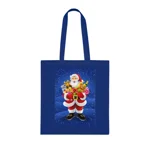 Christmas Eve Santa Claus Gift Delivery Cotton Shopping Tote Bag