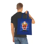Christmas Eve Santa Claus Gift Delivery Cotton Shopping Tote Bag