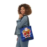 Christmas Eve Santa Claus Gift Delivery Shoulder Tote Bag