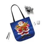 Christmas Eve Santa Claus Gift Delivery Shoulder Tote Bag