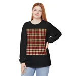 Christmas Red And Green Plaid Tartan Pattern Long Sleeve T-Shirt