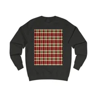 Christmas Red And Green Plaid Tartan Pattern Sweatshirt