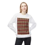 Christmas Red And Green Plaid Tartan Pattern Sweatshirt