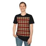 Christmas Red And Green Plaid Tartan Pattern T-Shirt