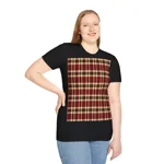 Christmas Red And Green Plaid Tartan Pattern T-Shirt