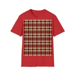Christmas Red And Green Plaid Tartan Pattern T-Shirt