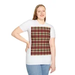 Christmas Red And Green Plaid Tartan Pattern T-Shirt