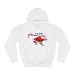 Christmas Santa Claus Bowing Ta Da Hoodie