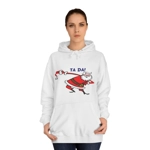 Christmas Santa Claus Bowing Ta Da Hoodie