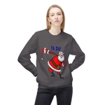 Christmas Santa Claus Bowing Ta Da Sweatshirt