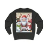 Christmas Santa Claus With Friends Snowman And Penguin Sweatshirt