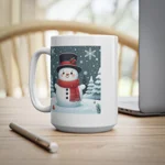 Christmas Snowman Winter Wonderland Coffee Mug