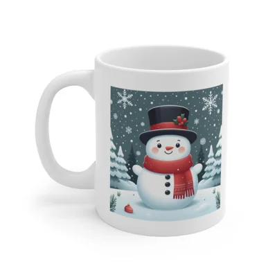 Christmas Snowman Winter Wonderland Coffee Mug