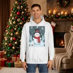 Christmas Snowman Winter Wonderland Hoodie