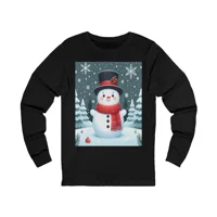 Christmas Snowman Winter Wonderland long Sleeve T-Shirt