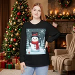 Christmas Snowman Winter Wonderland long Sleeve T-Shirt