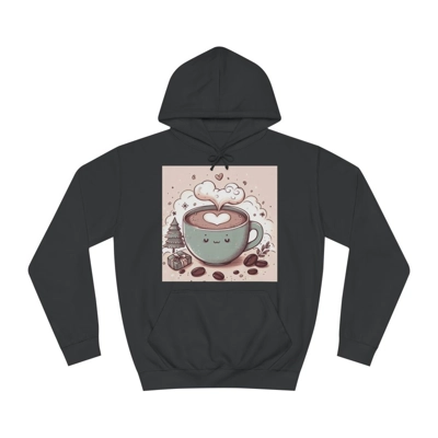 Coffee Lover Christmas Cute Cartoon Hoodie Coffee Lover Christmas Cute Cartoon Hoodie