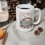 Coffee Love Christmas Cute Cartoon Coffee Mug