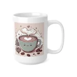 Coffee Love Christmas Cute Cartoon Coffee Mug