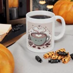Coffee Love Christmas Cute Cartoon Coffee Mug