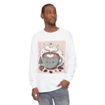 Coffee Love Christmas Cute Cartoon Long Sleeve T-Shirt