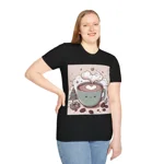 Coffee Love Christmas Cute Cartoon T-Shirt
