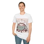 Coffee Love Christmas Cute Cartoon T-Shirt