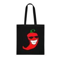 Cool Mister Red Hot Chili Pepper Cotton Shopping Tote Bag