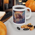 Cosmic Angel Portrait Coffee Mug