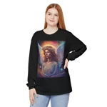 Cosmic Angel Portrait Long Sleeve T-Shirt