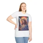 Cosmic Angel Portrait T-Shirt