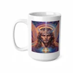 Cosmic Archangel Michael Portrait Coffee Mug