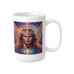 Cosmic Archangel Michael Portrait Coffee Mug