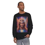 Cosmic Archangel Michael Portrait Long Sleeve T-Shirt