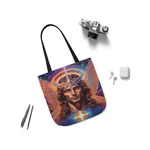 Cosmic Archangel Michael Portrait Shoulder Tote Bag