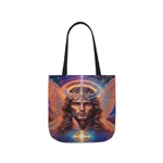 Cosmic Archangel Michael Portrait Shoulder Tote Bag