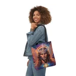 Cosmic Archangel Michael Portrait Shoulder Tote Bag