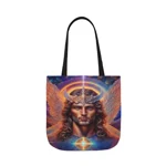 Cosmic Archangel Michael Portrait Shoulder Tote Bag