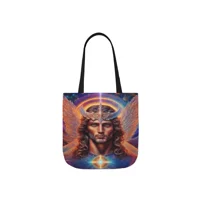 Cosmic Archangel Michael Portrait Shoulder Tote Bag