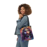 Cosmic Jesus Portrait Shoulder Tote Bag