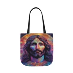 Cosmic Jesus Portrait Shoulder Tote Bag