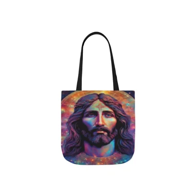 Cosmic Jesus Portrait Shoulder Tote Bag