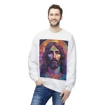 Cosmic Jesus Portrait Sweatshirt