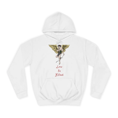 Cupid Love Is Blind Quote Valentine's Day Hoodie