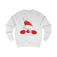 Cute Funny Santa Claus Peeping Sweatshirt