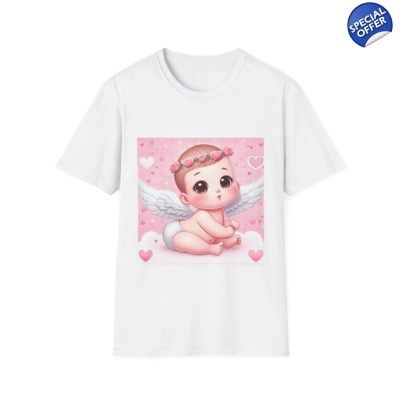 Cute Baby Cupid Valentines Day Angel T-Shirt Cute Baby Cupid Valentines Day Angel T-Shirt