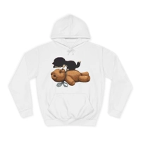 Cute Bear And Black Cat Hoodie
