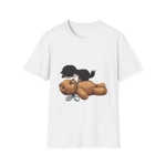 Cute Bear And Black Cat T-Sh..