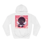 Cute Black Cupid Valentines Day Angel Hoodie