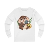 Cute Brown Easter Bunny and Eggs Long Sleeve T-Shirt
